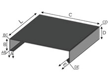 CD10 – Couvertine fixation mécanique